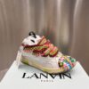 LANVIN CURB SNEAKERS PAINT DRIP WHITE - PT018