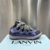 LANVIN CURB SNEAKERS PURPLE BLACK - PT017