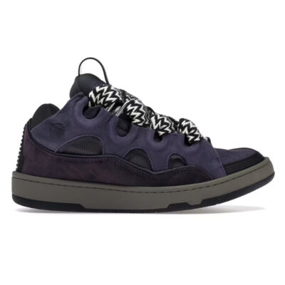 LANVIN CURB SNEAKERS PURPLE BLACK - PT017