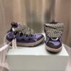 LANVIN CURB SNEAKERS PURPLE BLACK - PT017