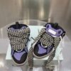 LANVIN CURB SNEAKERS PURPLE BLACK - PT017