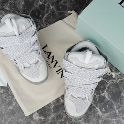 LANVIN CURB SNEAKERS WHITE - PT023