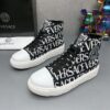 VERSACE LOGO-PRINT HIGH-TOP SNEAKERS - UH011