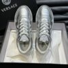 VERSACE METALLIC GRECA ODISSEA SNEAKERS SILVER - UH005