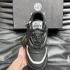 VERSACE ODISSEA BLACK WHITE TRAINER SNEAKERS - UH048