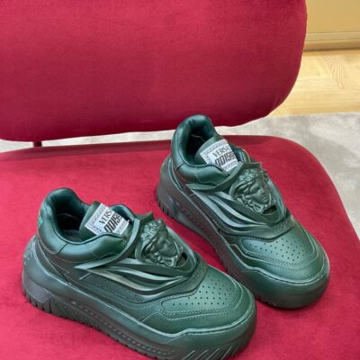 VERSACE ODISSEA GREEN TRAINER SNEAKERS - UH038