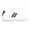 VERSACE WHITE GRECA LOW-TOP SNEAKERS - UH033